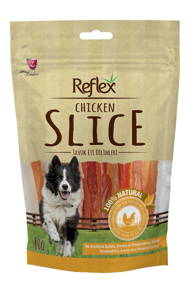 REFLEX TAVUK YUMUŞAK DİLİM 80 GR REFLEX TAVUK YUMUŞAK DİLİM 80 GR